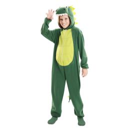 Fato de dragão verde tamanho infantil