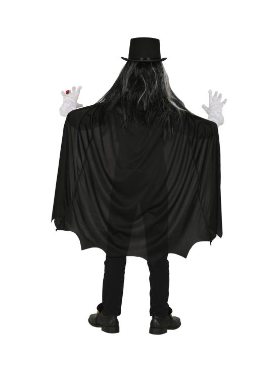 Fato de Drácula gótico para criança