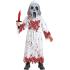 Fantasia infantil unissex de fantasma do diabo branco