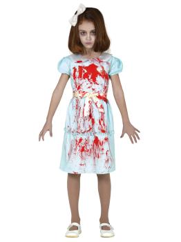 Fantasia de The Shining para meninas – Vestido de terror sangrento para crianças