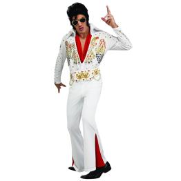 Fato de Rei do Rock Elvis Deluxe para homem