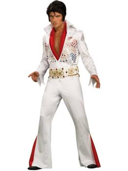 Fato de Rei do Rock Elvis Deluxe para homem
