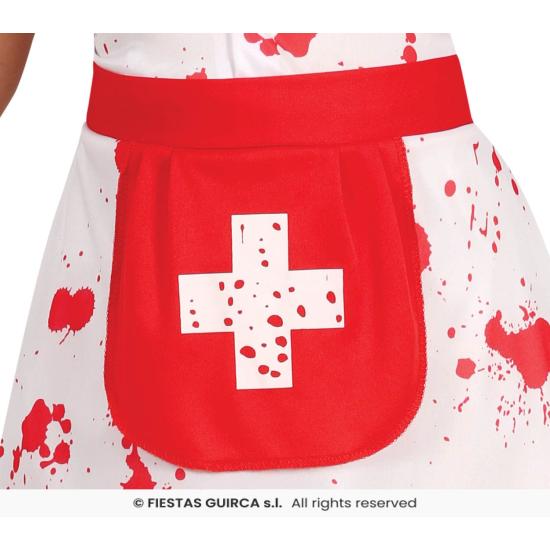Fato de enfermeira sangrenta para menina