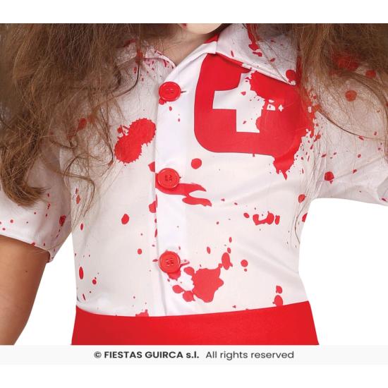 Fato de enfermeira sangrenta para menina