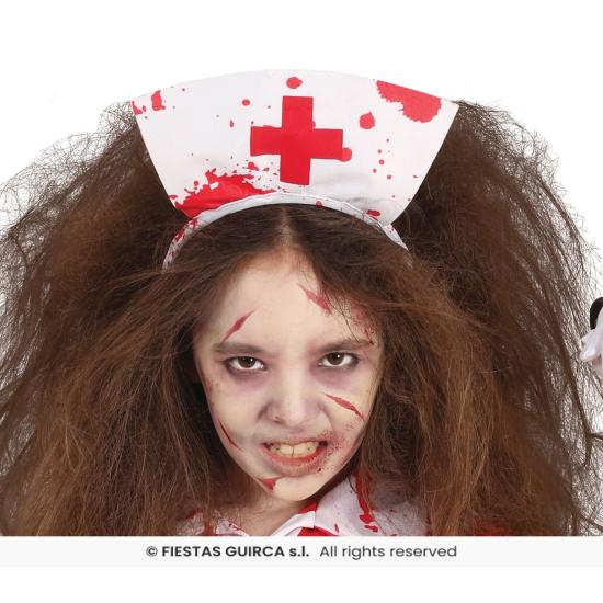 Fato de enfermeira sangrenta para menina
