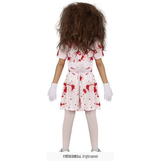 Fato de enfermeira sangrenta para menina