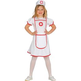 Fantasia de uniforme de enfermeira para menina