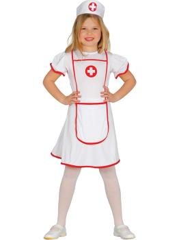 Fantasia de uniforme de enfermeira para menina