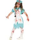 Fantasia de enfermeira zumbi para menina