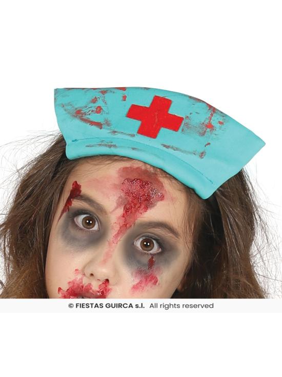 Fantasia de enfermeira zumbi para menina