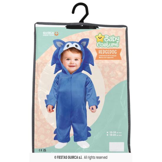 Fantasia de Ouriço Azul Bebê (Bebê Sonic)