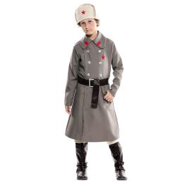 Fato de espião russo cinzento para menino