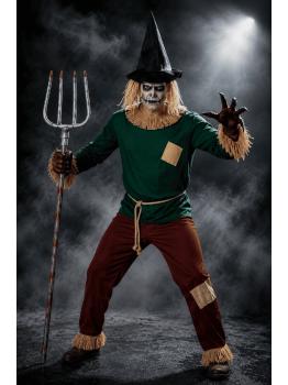 Fantasia de Espantalho para Homens no Halloween