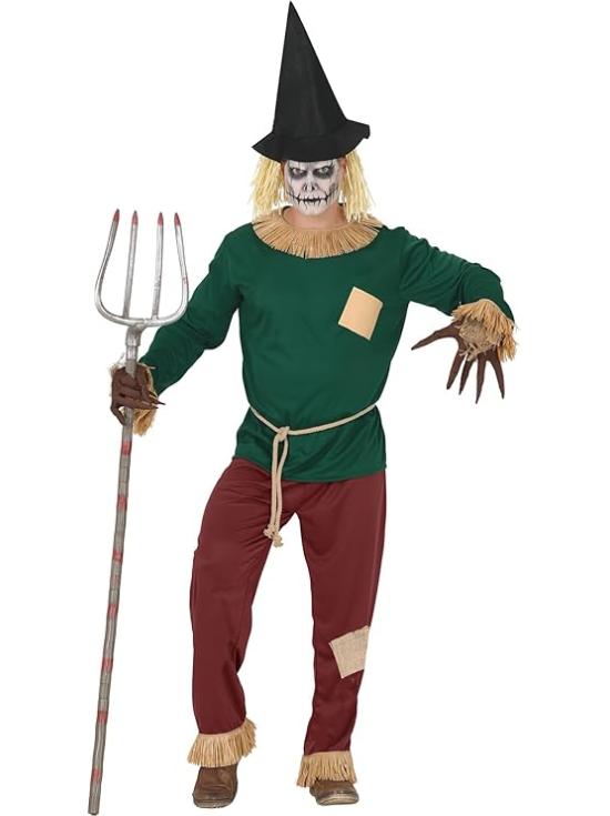 Fantasia de Espantalho para Homens no Halloween