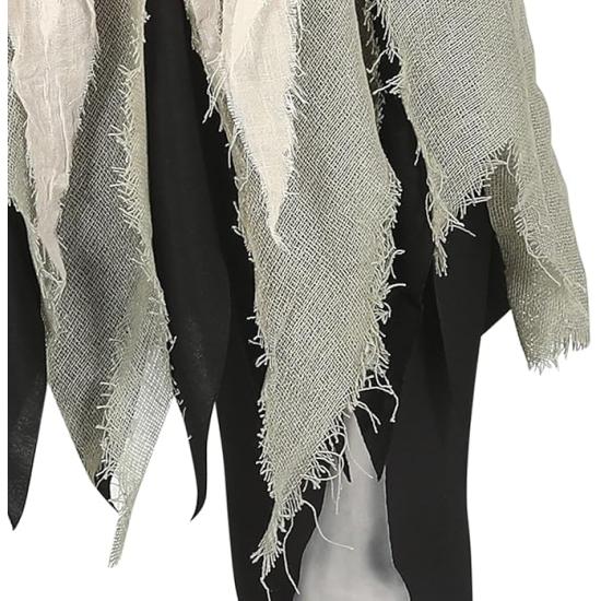 Fato de esqueleto de fantasma pirata para menina