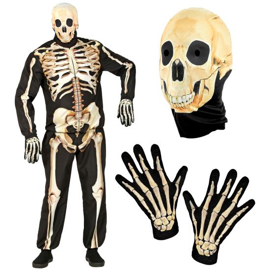 Fantasia de esqueleto Fast Costume – Adulto