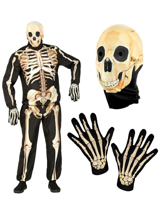 Fantasia de esqueleto Fast Costume – Adulto