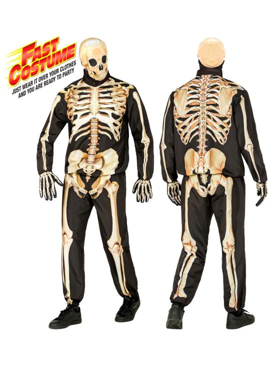 Fantasia de esqueleto Fast Costume – Adulto