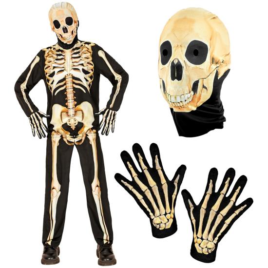 FAST COSTUME Fantasia de esqueleto infantil