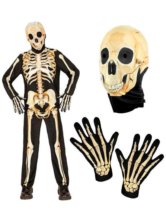 FAST COSTUME Fantasia de esqueleto infantil