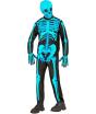Fantasia de esqueleto fluorescente para crianças da FAST COSTUME