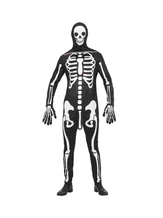 Traje de esqueleto pornô tamanho adulto.