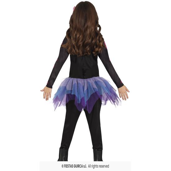 Fantasia de esqueleto rosa com tutu