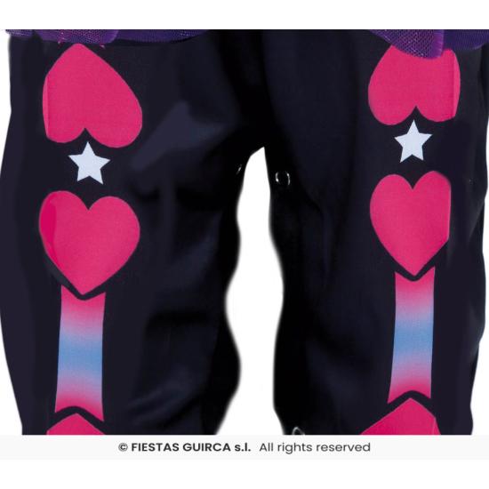 Fato de esqueleto rosa para menina