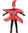 Fantasia de estrela do mar borbulhante para menino ou menina