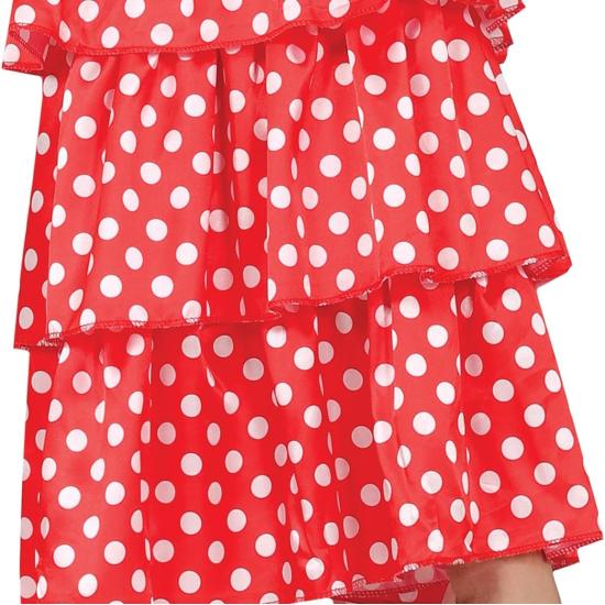 Traje flamenco vermelho para mulheres