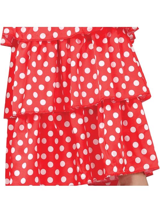 Traje flamenco vermelho para mulheres