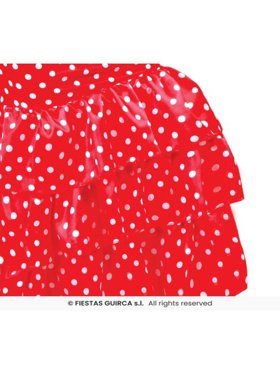 Traje Sevillana Vermelho para Mulheres – Vestido Flamenco para a Feira de Abril