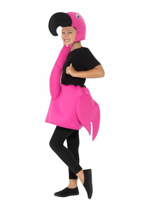 Fato de flamenco rosa tamanho criança
