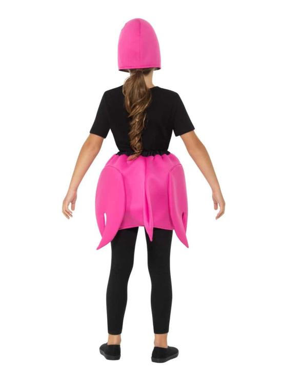 Fato de flamenco rosa tamanho criança