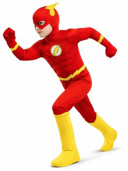Fantasia do Flash da DC Comics para meninos