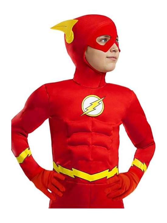 Fantasia do Flash da DC Comics para meninos