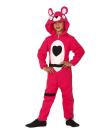 Fato de Urso Rosa Fortnite para criança