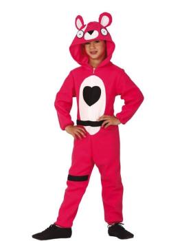 Fato de Urso Rosa Fortnite para criança