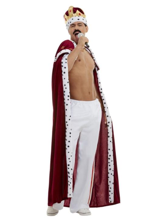 Fato de Freddie Mercury com capa para adulto
