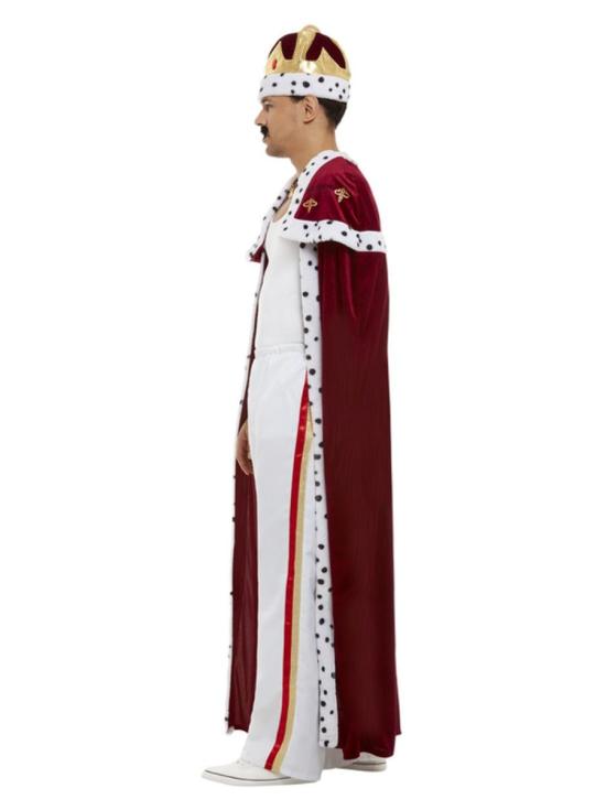 Fato de Freddie Mercury com capa para adulto