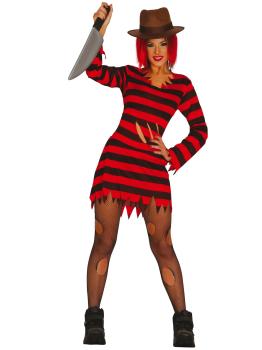 Fato de Freddy Krueger para mulher