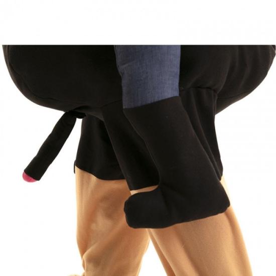 Fato de galo exibicionista nos ombros para adulto