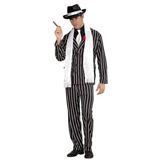 Fato de Ganster dos anos 20 tamanho adulto