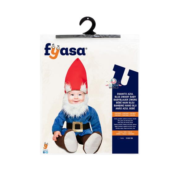 Fantasia de bebê David, o gnomo