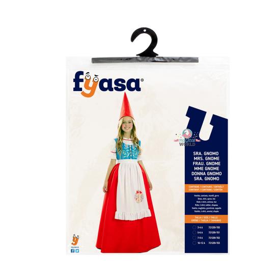 Fantasia de gnomo da menina David, o Gnomo Fantasia de gnomo da menina David, o Gnomo