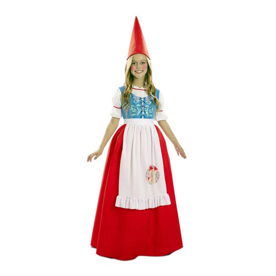 Fantasia de gnomo da menina David, o Gnomo Fantasia de gnomo da menina David, o Gnomo