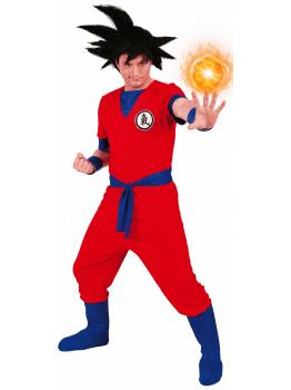 Fantasia de Goku para Homens – Roupa de Carnaval de Dragon Ball para Adultos