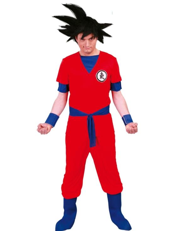 Fantasia de Goku para Homens – Roupa de Carnaval de Dragon Ball para Adultos