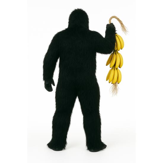 Fantasia de Gorila Negro Deluxe para Homens