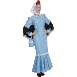 Fato clássico de Goyesca para mulher